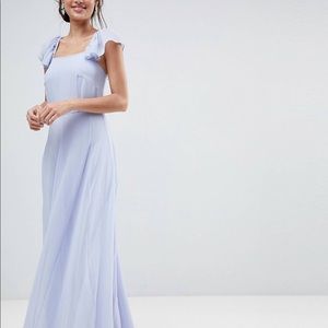 Baby blue maxi dress